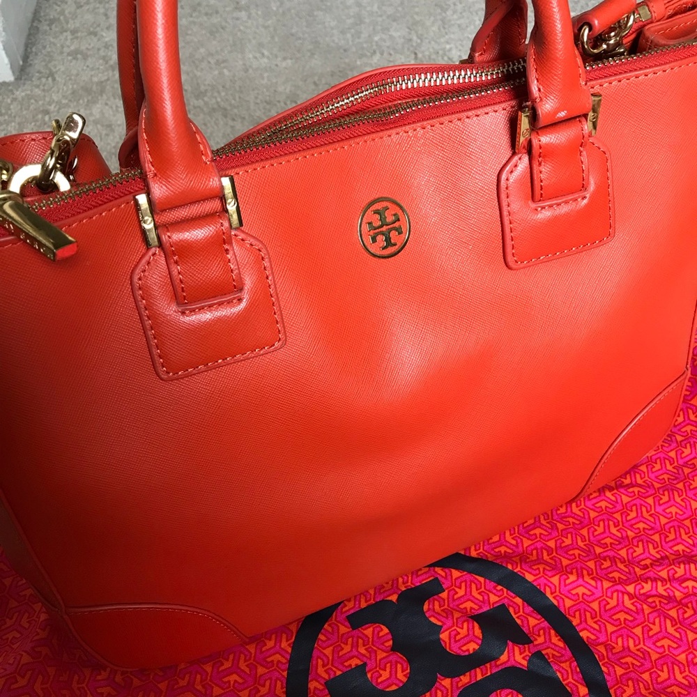 Tory Burch Robinson Double Zip Tote